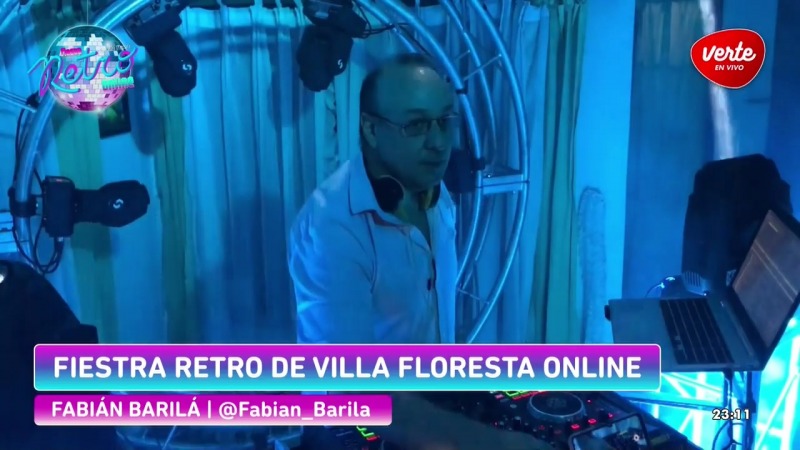 La Fiesta Retro Online puso a bailar a la familia